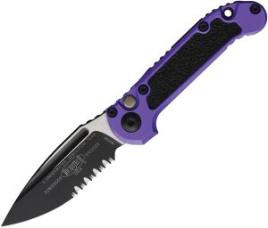 Microtech Auto LUDT GenIII Button Lock - Purple