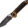 Microtech Auto LUDT GenIII Button Lock - Tan