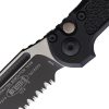 Microtech Auto LUDT GenIII Button Lock - Black