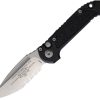 Microtech Auto LUDT GenIII Button Lock - Black Satin