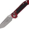 Microtech Auto LUDT GenIII Apocalyptic Red Handle
