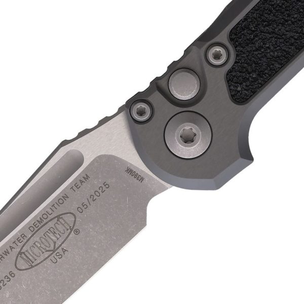 Microtech Auto LUDT GenIII Apocalyptic Gray Handle