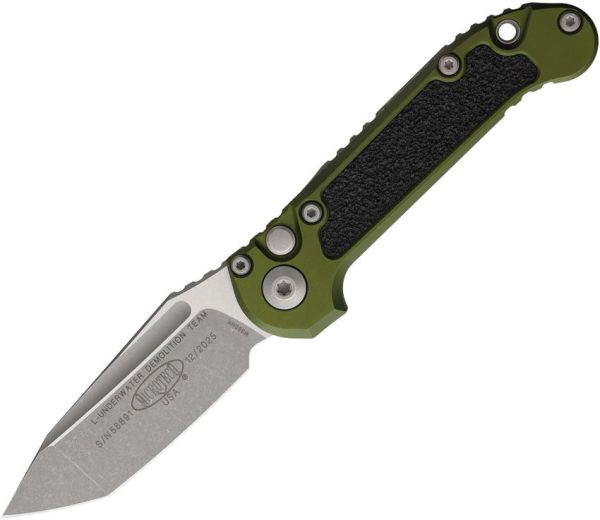 Microtech Auto LUDT Button Lock GenIII Folding Knife M390MK Tanto