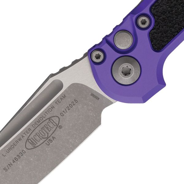 Microtech Auto LUDT GenIII Apocalyptic Purple Handle