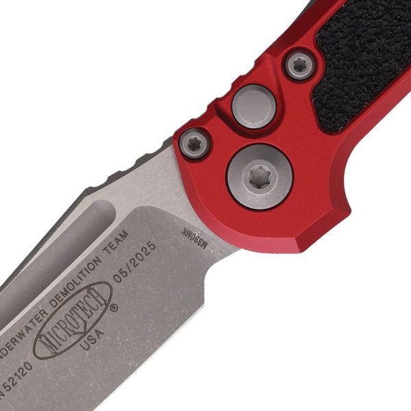 Microtech Auto LUDT GenIII Apocalyptic Red Handle