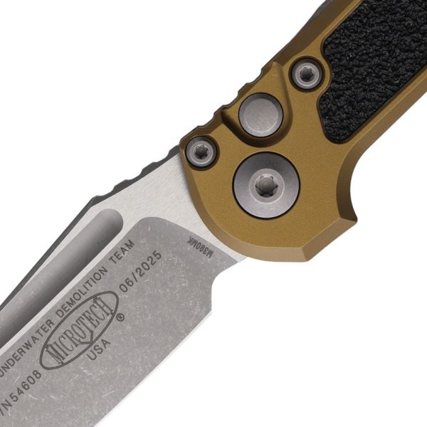 Microtech Auto LUDT GenIII Apocalyptic Tan Handle