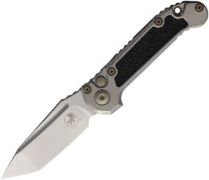 Microtech Auto LUDT Marfione Select Stonewash Titanium