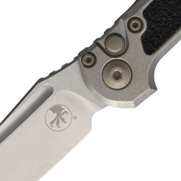 Microtech Auto LUDT Marfione Select Stonewash Titanium