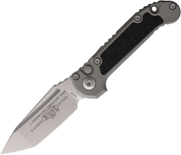 Microtech Auto LUDT GenIII Gray Aluminum Automatic Knife