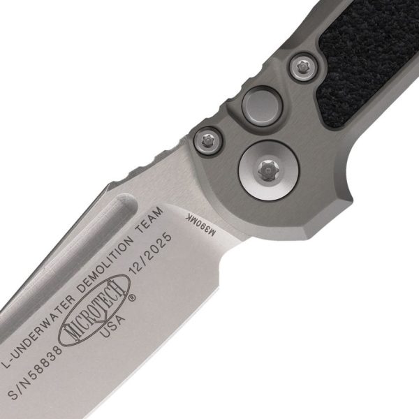 Microtech Auto LUDT GenIII Gray Aluminum Automatic Knife