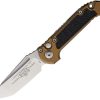 Microtech Auto LUDT GenIII Tan Aluminum M390 Tanto