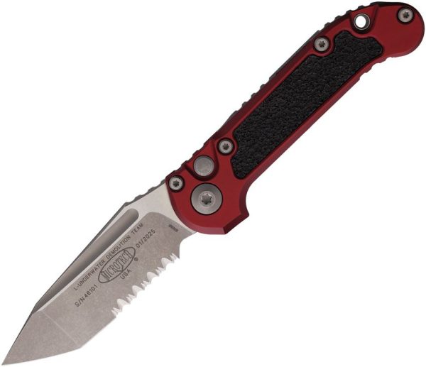 Microtech LUDT GenIII Merlot Apocalyptic Serrated