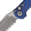 Microtech LUDT Marfione Select Antique Blue Titanium