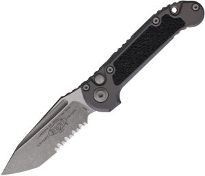 Microtech LUDT GenIII Gray Apocalyptic Serrated