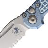 Microtech Auto LUDT Marfione Select - Ice Blue Titanium Frag