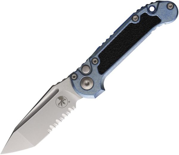 Microtech Auto LUDT Marfione Select - Ice Blue Titanium