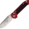 Microtech Auto LUDT GenIII Red Aluminum Button Lock