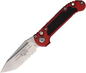 Microtech Auto LUDT GenIII Red Aluminum Button Lock