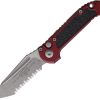 Microtech Auto LUDT GenIII Merlot Apocalyptic Button Lock