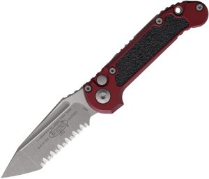 Microtech Auto LUDT GenIII Merlot Apocalyptic Button Lock