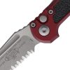 Microtech Auto LUDT GenIII Merlot Apocalyptic Button Lock