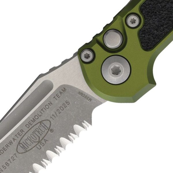 Microtech Auto LUDT GenIII Apocalyptic - OD Green Handle