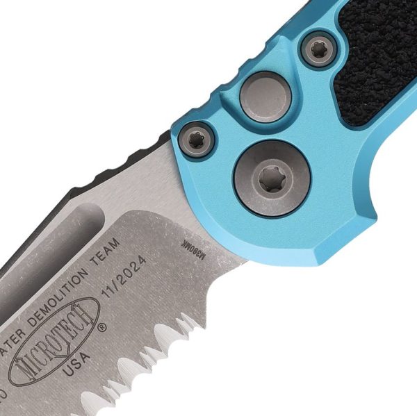 Microtech Auto LUDT GenIII Apocalyptic - Turquoise Handle