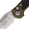 Microtech Auto LUDT GenIII Stonewash - OD Green Handle
