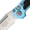 Microtech Auto LUDT GenIII Button Lock - Turquoise M390MK