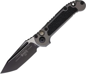 Microtech Auto LUDT GenIII Button Lock - Gray M390MK