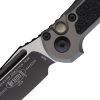 Microtech Auto LUDT GenIII Button Lock - Gray M390MK