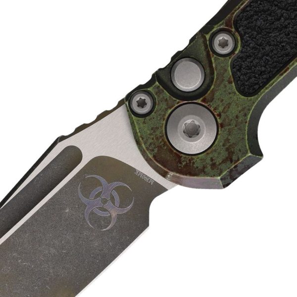 Microtech Auto LUDT GenIII Button Lock - Outbreak Camo