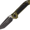 Microtech Auto LUDT GenIII Button Lock - OD Green M390MK