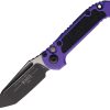 Microtech Auto LUDT GenIII Button Lock - Purple M390MK