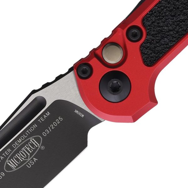 Microtech Auto LUDT GenIII Red Aluminum Tanto Blade