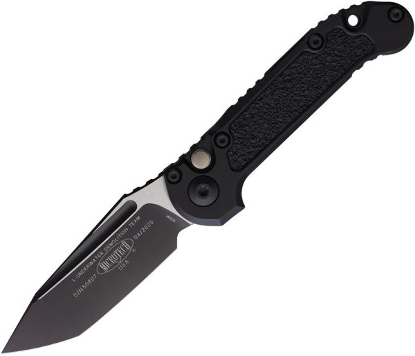 Microtech Auto LUDT GenIII Black Aluminum Tanto Blade