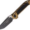 Microtech Auto LUDT GenIII Tan Aluminum Tanto Blade