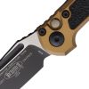 Microtech Auto LUDT GenIII Tan Aluminum Tanto Blade