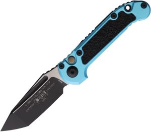 Microtech Auto LUDT GenIII Turquoise Aluminum Tanto