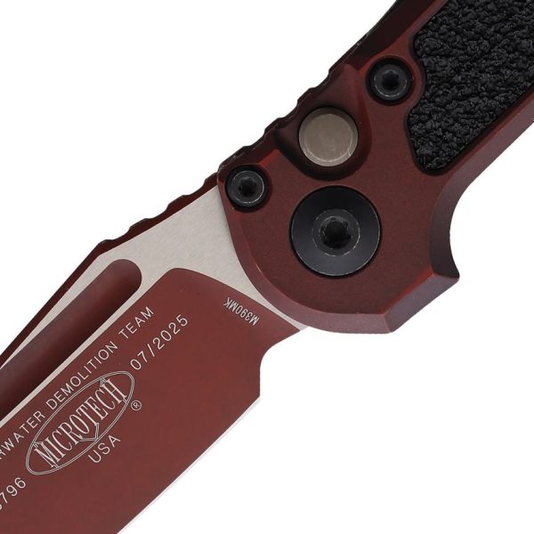 Microtech Auto LUDT GenIII Weathered Crimson Tanto