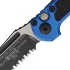 Microtech Auto LUDT GenIII Serrated Blue Tanto Blade