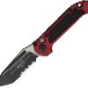 Microtech Auto LUDT GenIII Serrated Merlot Tanto Blade