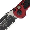 Microtech Auto LUDT GenIII Serrated Merlot Tanto Blade