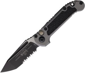 Microtech Auto LUDT GenIII Serrated Gray Tanto Blade