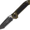 Microtech Auto LUDT GenIII Button Lock - OD Green M390MK