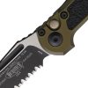 Microtech Auto LUDT GenIII Button Lock - OD Green M390MK