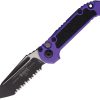 Microtech Auto LUDT GenIII Button Lock - Purple M390MK