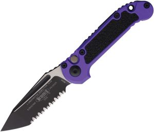 Microtech Auto LUDT GenIII Button Lock - Purple M390MK