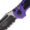Microtech Auto LUDT GenIII Button Lock - Purple M390MK
