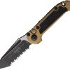 Microtech Auto LUDT GenIII Button Lock - Tan M390MK